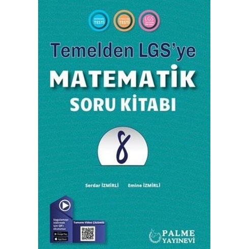 Palme Yayınları 8. Sınıf Matematik Temelden Lgs Ye Soru Kitabı Serdar Izmirli