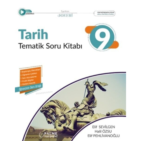 Palme Yayınları 9.Sınıf Tarih Tematik Soru Kitabı Halil Özsu