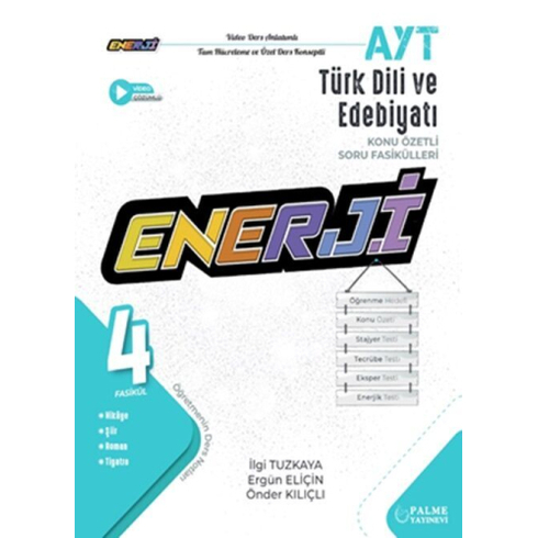 Palme Yayınları Ayt Enerji Türk Dili Ve Edebiyatı Konu Özetli Soru Fasikülleri Ilgi Tuzkaya