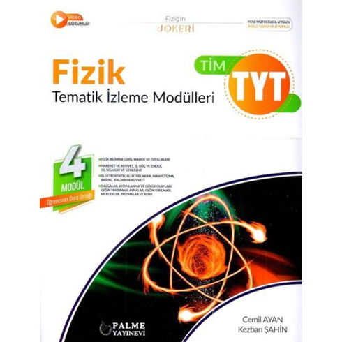 Palme Yayınları Tyt Fizik Tematik Izleme Modülleri Cemil Ayan