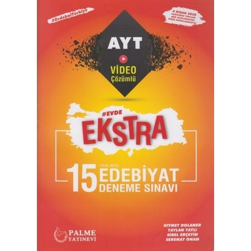 Palme Yks Ayt Ekstra Edebiyat 15 Deneme Sınavı - Taylan Tatlı