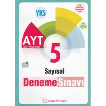 Palme Yks Ayt Sayısal 5 Deneme Sınavı (Yeni) Kolektif