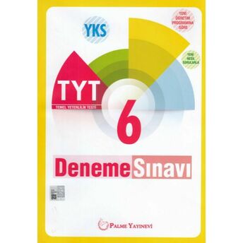 Palme Yks- Tyt 6 Deneme Sınavı (Yeni) Palme Komisyon