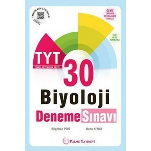 Palme Yks Tyt Biyoloji 30 Deneme Sınavı - Bilgehan Peri