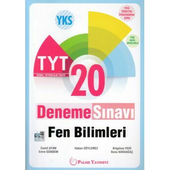 Palme Yks-Tyt Fen Bilimleri 20 Deneme Sınavı (Yeni) Cemil Ayan, Emre Gündem, Hakan Söylemez, Bilgehan Peri, Banu Karaağaç