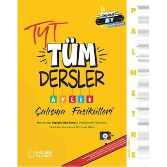 Palmetre Tyt Tüm Dersler Aylık Çalışma Fasikülleri