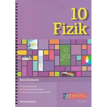 Pandül Yayınları 10. Sınıf Fizik Defteri Meltem Kayalı