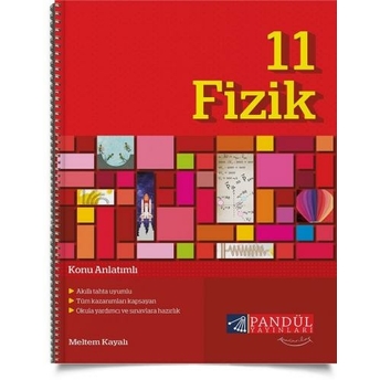 Pandül Yayınları 11. Sınıf Fizik Defteri Meltem Kayalı