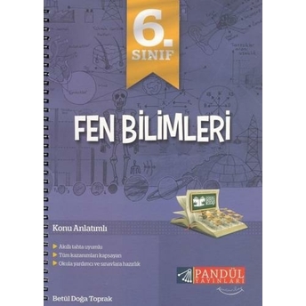 Pandül Yayınları 6. Sınıf Fen Bilimleri Defteri Doğa Toprak