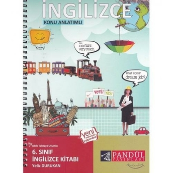 ​Pandül Yayınları 6. Sınıf Ingilizce Defteri Yeliz Durukan