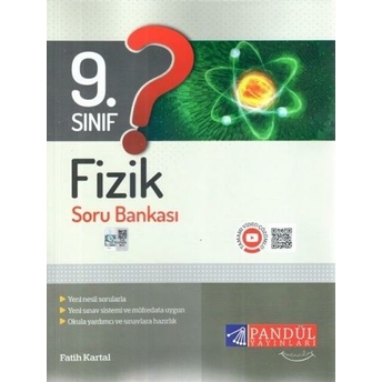 Pandül Yayınları 9. Sınıf Fizik Soru Bankası Komisyon