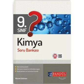 Pandül Yayınları 9. Sınıf Kimya Soru Bankası Komisyon