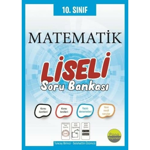 Pano 10. Sınıf Matematik Liseli Soru Bankası