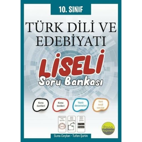 Pano 10. Sınıf Türk Dili Ve Edebiyatı Liseli Soru Bankası