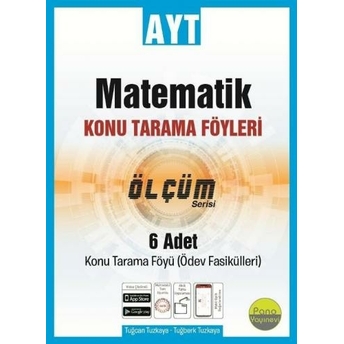 Pano Yayınları Ayt Matematik Konu Tarama Föyleri Ölçüm Serisi 6 Fasikül Komisyon