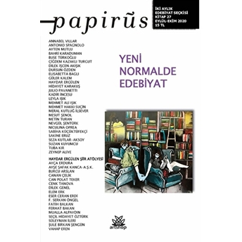 Papirüs 27 Eylül - Ekim 2020 Kolektif