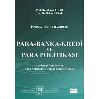 Para Banka Kredi Ve Para Politikası Abuzer Pınar