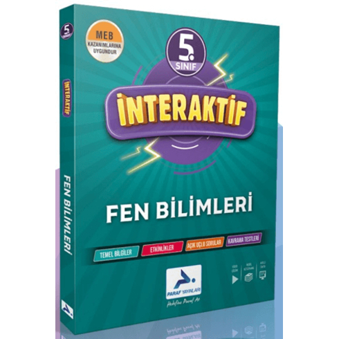 Paraf Yayınları 5. Sınıf Interaktif Fen Bilimleri Soru Bankası Komisyon