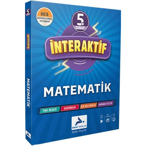 Paraf Yayınları 5. Sınıf Interaktif Matematik Soru Kütüphanesi Komisyon