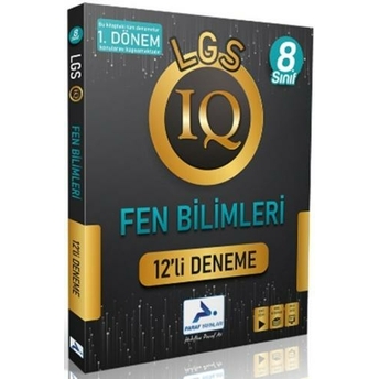 Paraf Yayınları 8. Sınıf Iq Fen Bilimleri 12 Li Deneme 1. Dönem Konuları Komisyon