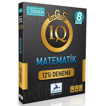 Paraf Yayınları 8. Sınıf Iq Matematik 12 Li Deneme 1. Dönem Konuları Komisyon