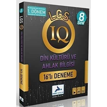 Paraf Yayınları 8. Sınıf Lgs Din Kültürü Ve Ahlak Bilgisi 1. Dönem Iq 16 Lı Deneme Komisyon