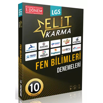 Paraf Yayınları 8. Sınıf Lgs Fen Bilimleri 1. Dönem Elit Karma 10 Lu Deneme Komisyon