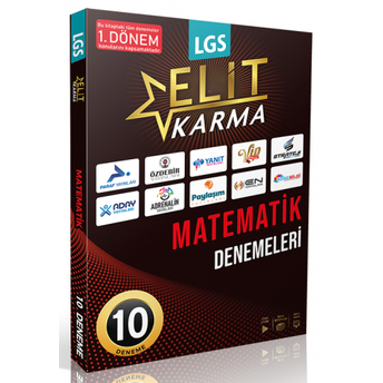 Paraf Yayınları 8. Sınıf Lgs Matematik 1. Dönem Elit Karma 10 Lu Deneme Komisyon