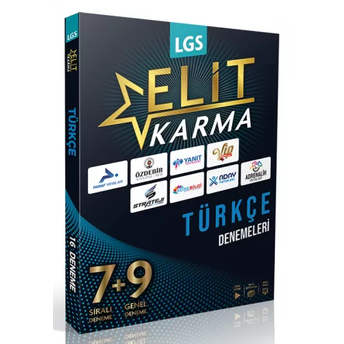 Paraf Yayınları 8. Sınıf Lgs Türkçe Elit Karma 16 Deneme Video Çözümlü Komisyon