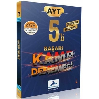 Paraf Yayınları Ayt Dokusu Kokusu Ayt Başarı 5 Li Kamp Denemesi Komisyon