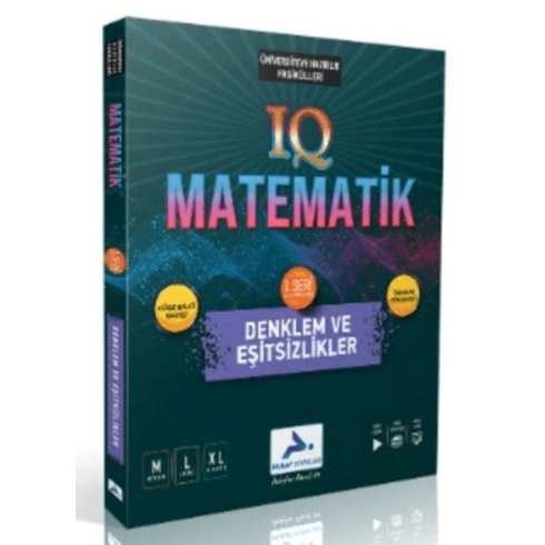 Paraf Yayınları Iq Matematik - 1. Seri - Denklem Ve Eşitsizlikler Komisyon