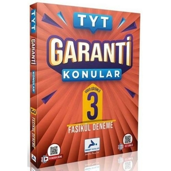 Paraf Yayınları Tyt Garanti Konular 3 Fasikül Deneme Komisyon