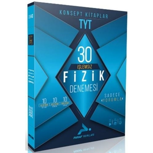 Paraf Yayınları Tyt Işlemsiz Fizik 30 Deneme Komisyon