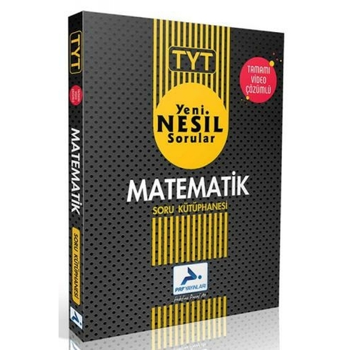 Paraf Yayınları  Tyt Matematik Tamamı Yeni Nesil Video Çözümlü Soru Kütüphanesi