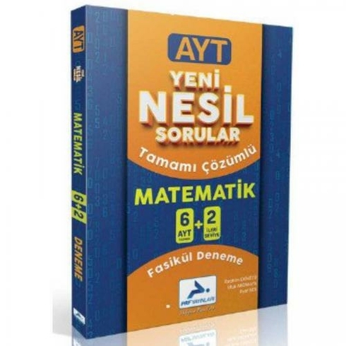 Paraf Yayınları Yeni Nesil Ayt 6+2 Tamamı Çözümlü Matematik Denemesi