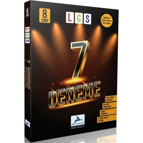 Paraf Yayınları Yeni Nesil Lgs Video Çözümlü 7 Deneme Sınavı