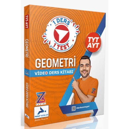 Paraf Yayınları Z Takım Tyt Ayt Geometri Video Ders Anlatım Kitabı Komisyon