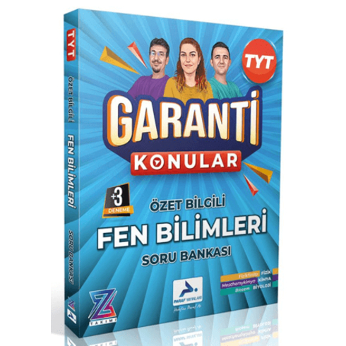 Paraf Yayınları Z Takımı Tyt Fen Bilimleri Garanti Konular Soru Bankası Komisyon