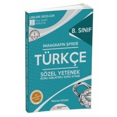 Paragrafın Şifresi 8. Sınıf Teog Anlam Bilgisi Metot Anlatım - Mehmet Vicdan