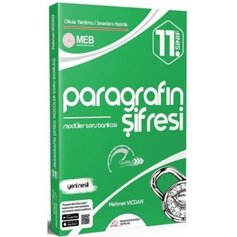 Paragrafın Şifresi Yayınları 11.Sınıf Yeni Nesil Paragrafın Şifresi Modüler Soru Bankası Mehmet Vicdan