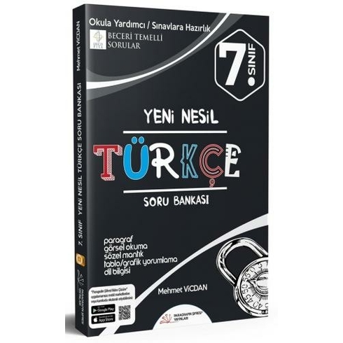 Paragrafın Şifresi Yayınları 7. Sınıf Türkçe Soru Bankası