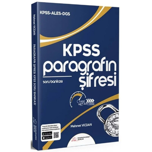 Paragrafın Şifresi Yayınları Kpss Ales Dgs Paragraf Paragrafın Şifresi Soru Bankası Mehmet Vicdan