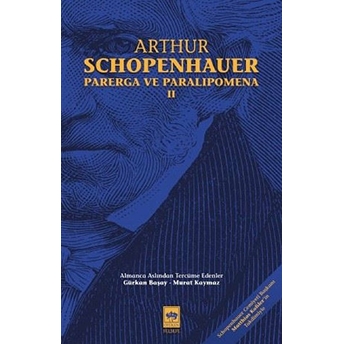 Parerga Ve Paralipomena Cilt 2 Arthur Schopenhauer