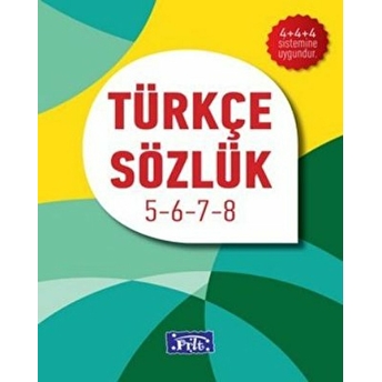 Parıltı Ilköğretim Türkçe Sözlük 5-6-7-8 Komisyon