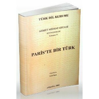 Paris'te Bir Türk Ahmet Mithat Efendi