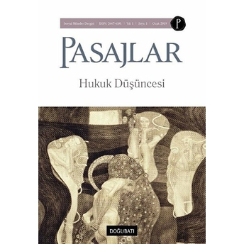 Pasajlar Sosyal Bilimler Dergisi Sayı: 1 Ocak 2019