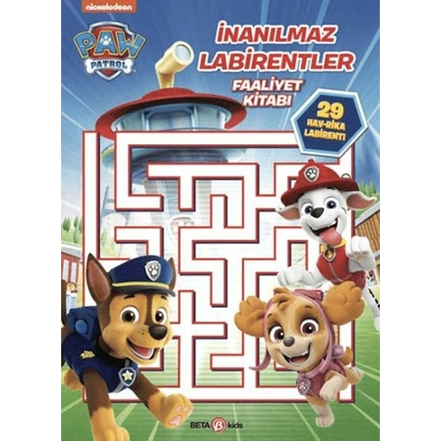 Paw Patrol - Inanılmaz Labirentler Faaliyet Kitabı Spin Master Paw