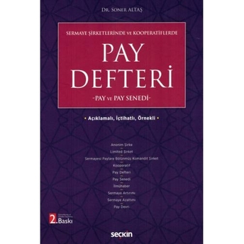 Pay Defteri Soner Altaş