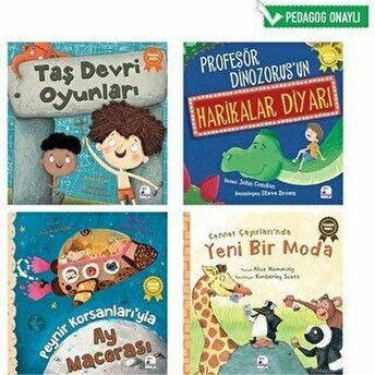 Pedagog Onaylı Uyku Vakti Hikayeleri Seti 4 (4 Kitap) Kolektif