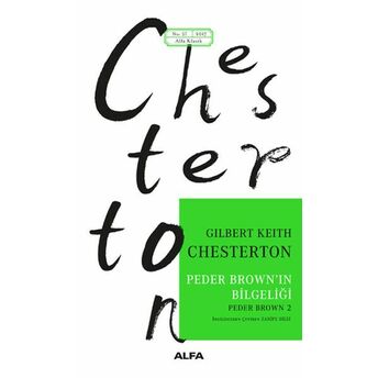 Peder Brown'ın Bilgeliği Gilbert Keith Chesterton